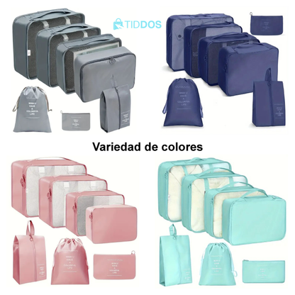 Promo 2x1 Set Bolsas Viajeras x7 Piezas